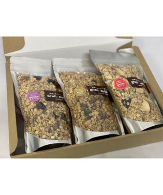 ぐらんふぁーむ/グランファーム 国産大麦グラノーラ 人気のL3種セット