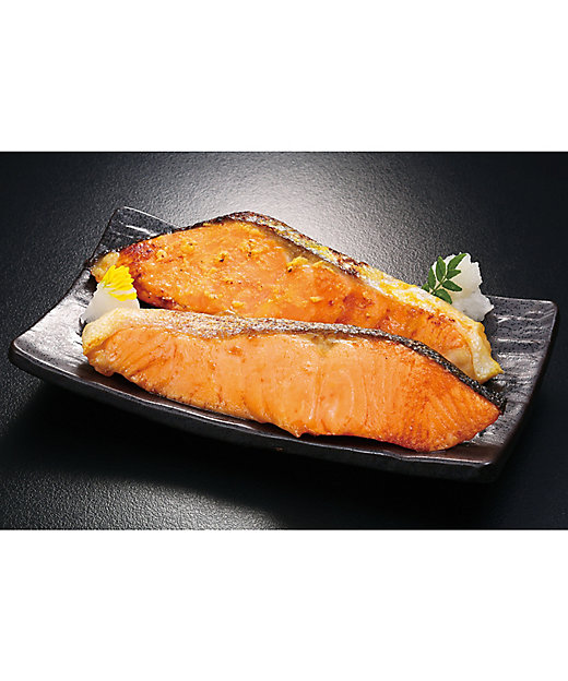 【SALE】【SALE】三越伊勢丹オンラインストア 71022 厚切りキングサーモン詰合 2箱 魚介類
