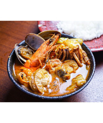  北海道の恵み！竜宮の賄い海鮮スープカレー 調理済み食品