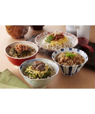 博多華味鳥/ハカタハナミドリ 鶏めし彩りセット（4種各2食／計8食）TM-01【三越伊勢丹/公式】