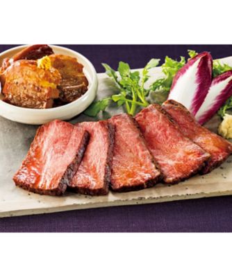 【お歳暮】日本料理なだ万 黒毛和牛ローストビーフ・黒豚の角煮詰合せ 【三越伊勢丹/公式】