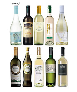 ０１９．人気の微発泡ワイン含む！イタリア１０州白ワイン１０本セット