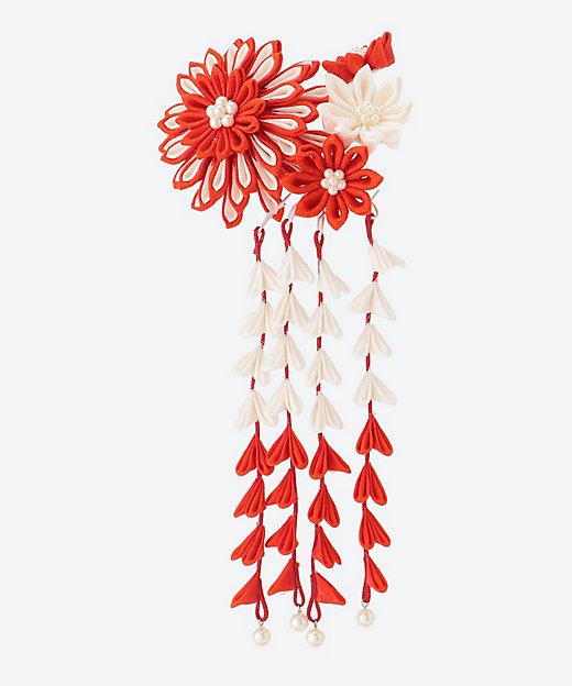  振袖用 大輪の菊の髪飾り かんざし シュイロ