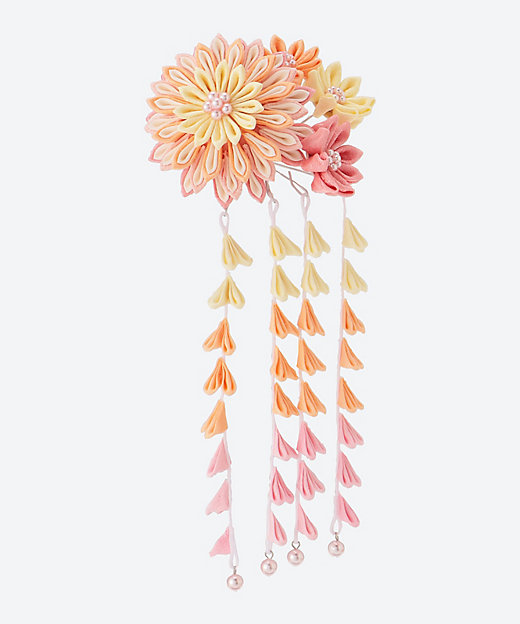 ＜三越伊勢丹/公式＞ 振袖用 大輪の菊の髪飾り かんざし MIX画像