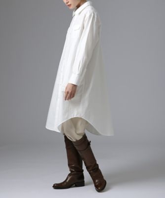 ＜BASCO (Women/大きいサイズ)＞アレックス［ｈａｄｄｏｗ］フラップポケットロングシャツ　２２２７４５３ー１０