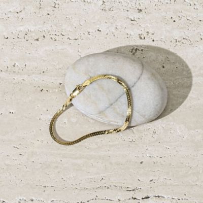 Soierie (Women) /ソワリー norme flat snake bracelet
