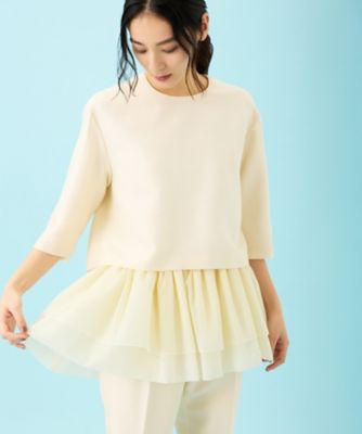 DOMELLE (Women)/ドメル ブラウス　ＬＩＧＨＴ　ＷＯ／ＳＥ　ＦＯＲＭＡＬ　ＢＬＯＵＳＥ　Ａ３１５１ＦＢ　０３４
