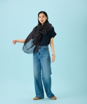 リネンモダールシルクメランジュソリッドストール AM25S