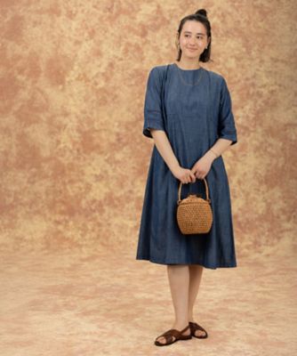 【プレゼント付】山ぶどうかごバッグ　極細花編み