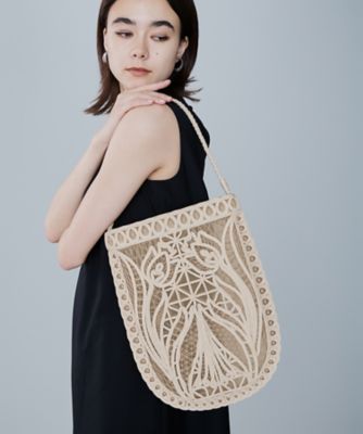 【送料無料】Ｃｏｒｄｉｎｇ　Ｅｍｂｒｏｉｄｅｒｙ　Ｃｕｒｂｅｄ　Ｔｏｔｅ　Ｂａｇ