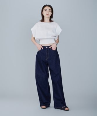【送料無料】ＤＥＮＩＭ　ＢＡＲＲＥＬ　ＬＥＧ　ＪＥＡＮＳ　２５ＳＳ／１３３２７　三越伊勢丹別注カラー