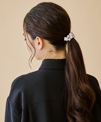 acca ヘアアクセサリー 黒 acca(アッカ) シュシュ ヘアアクセサリー ヘアゴム (ヘア