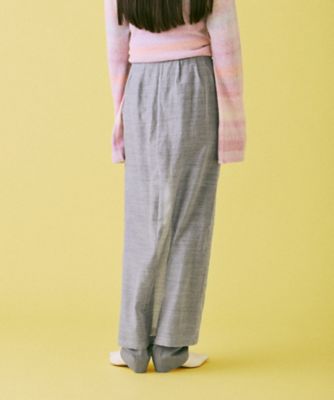 Wool Nylon Shimmering Trousers 6S