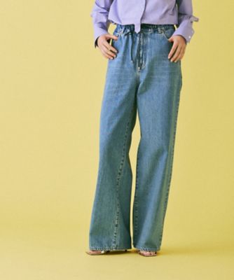 ＜ebure (Women)＞コンフォートデニムパンツ　４３１０６００３３６