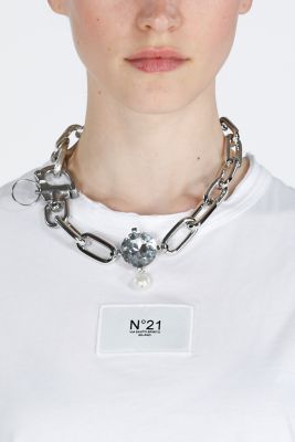 1499円 出荷 ロノティコ Ronotico Silver925 トルマリンとパールのキラキラお洒落な磁気ネックレス シルバー