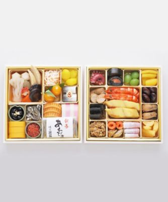 ＜味の浜藤＞【店頭受取おせち／新宿】銀鱈西京焼おせち　和風二段　１２月３１日（水）午前１１時～／午後２時～お受け取り