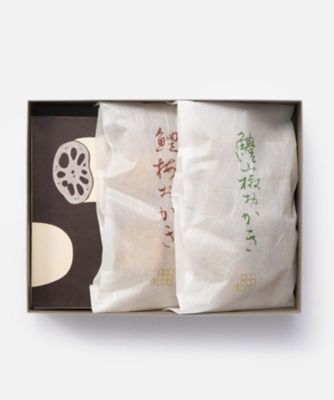 ＜紫野和久傳＞蓮もち鱧おかき２種詰合せ