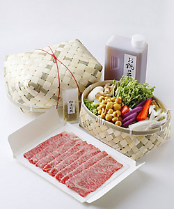 紫野和久傳/ムラサキノワクデン 京都牛サーロインの野菜鍋