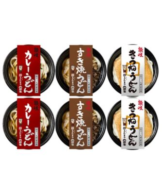 レンジで簡単　個食讃岐うどん詰合せ（６食入）　Ｒ－６ＳＣＫ