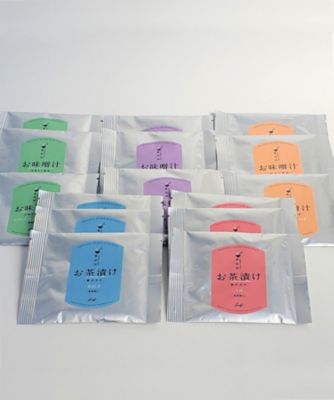 CONDIMENTO MEDITERRANEO/コンディメント・メディテラネオ 化学調味料・保存料不使用 贅沢お出汁入り お味噌汁・お茶漬け 15個セット