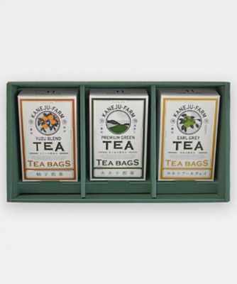 カネ十農園/カネジュウノウエン カネ十煎茶・柚子煎茶・カネ十アールグレイ ティーバッグセット