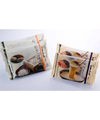 味付とろろ２パック・むぎごはん２パック