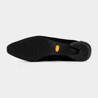 MM CHISEL TOE SLIPON / BLACK