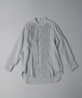 【未使用タグ】MARGARET HOWELLリネン ピンタックバンドカラーシャツ 楽天市場】マーガレットハウエル リネン ブラウスの通販