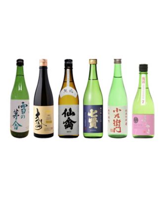 １０７．伊勢丹新宿店売れ筋フルーティな日本酒６本セット