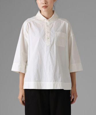 ＜BASCO (Women/大きいサイズ)＞ディラン・Ｂ　ｈａｄｄｏｗ　サイドボタンのプルオーバーシャツ　２３０８９６１ー１０