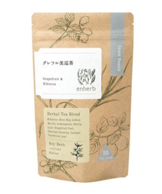 ＜三越伊勢丹/公式＞ enherb/エンハーブ すっきりキュッと グレフル美巡茶 お茶・紅茶【三越伊勢丹/公式】