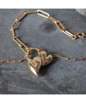 Ｈｅａｒｔ　ｍｏｔｉｆ　ｄｏｕｂｌｅ　ｂｒａｃｅｌｅｔ　Ｓｉｌｖｅｒ　９２５　ｐｒｏｄｕｃｔ　２３１－１１６