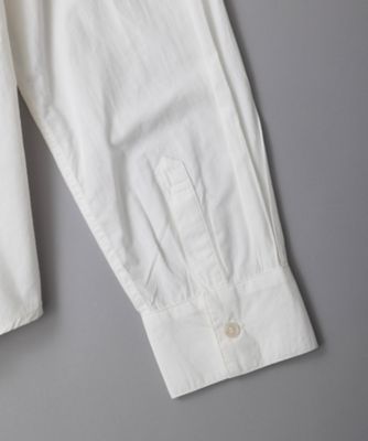 パウロ・ホワイト　Ｈａｄｄｏｗ　たたみフリルカラーシャツ