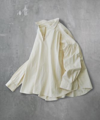 ＜BASCO (Women/大きいサイズ)＞ミロ［ｈａｄｄｏｗ］たっぷりギャザーのオーバーサイズシャツ