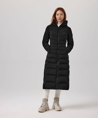 ＜CANADA GOOSE (Women)＞Ｃｌａｉｒ　Ｌｏｎｇ　Ｃｏａｔ　Ｂｌａｃｋ　Ｌａｂｅｌ　２３３０ＷＢ　