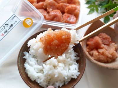 天然だし明太子「切れバラ子」（中辛）