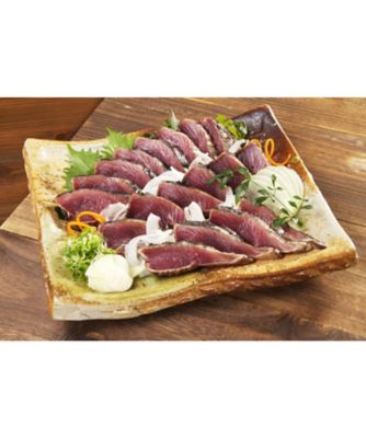 ＜明神水産＞【父の日】０５３．藁焼き鰹塩たたき２節セット　ＳＲ－２