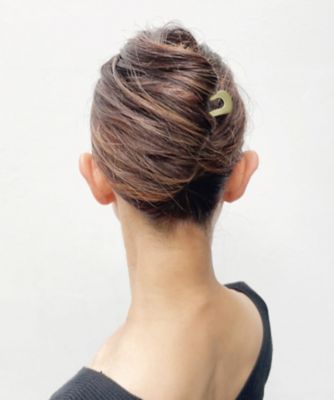 THE HAIR BAR TOKYO メタルUヘアピン シルバー THE HAIR BAR TOKYO メタルUヘアピン シルバー ジュエルド キャスト