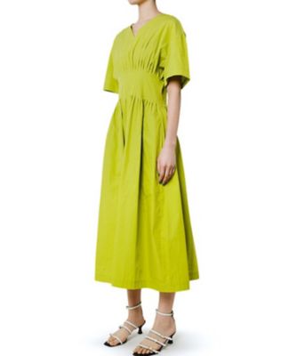 返品送料無料 美品 ルシェルブルー ワンピース Round Form Dress 最終値下げ Siauliumn Lt