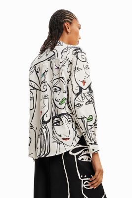 フェイスモチーフ アーティシャツ | Desigual (Women
