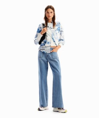 地図モチーフ エアリーシャツ | Desigual (Women)/デシグアル
