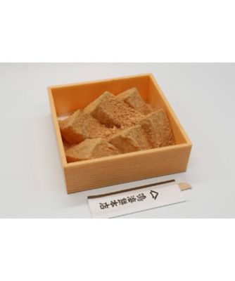 鳴海餅本店/ナルミモチホンテン 【店頭受取／日本橋】わらび餅／白　６切入　５月１６日（土）午後３時～午後５時お受け取り