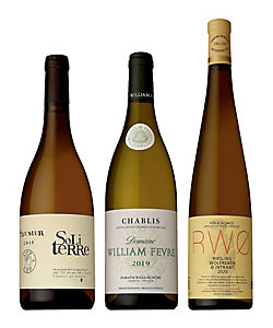 ５１．ブルゴーニュ、アルザス、ロワールの高評価生産者白ワイン３本セット