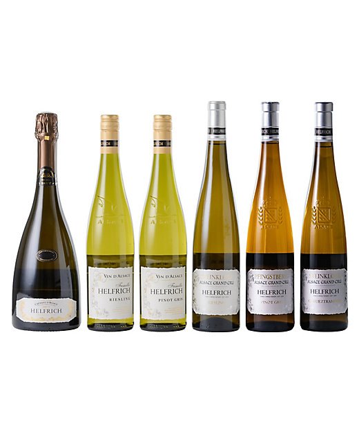 【SALE】【SALE】ファミーユ・エルフリッシュ 67．アルザスを満喫するの特級畑を含む品種を愉しめる白・スパークリングワイン6本セット