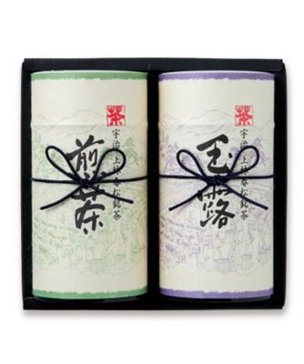 ＜上林春松本店＞玉露「神心」・煎茶「九重」缶　箱入（Ｈ２－５０）