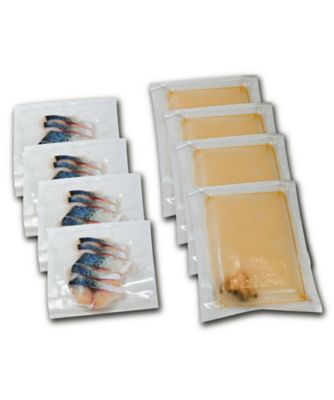 魚政のあわび入り鯛だし生さば茶漬け