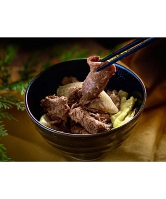 若鶏の炭火焼とＡ５和牛の牛筋煮込みセット