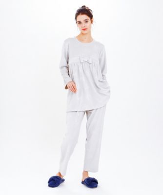 スノースムージーリボンエンボスパジャマ | Narue (Women)/ナルエー