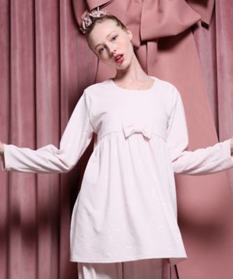 スノースムージーリボンエンボスパジャマ | Narue (Women)/ナルエー