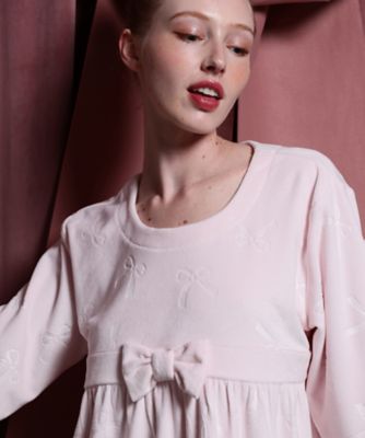 スノースムージーリボンエンボスパジャマ | Narue (Women)/ナルエー